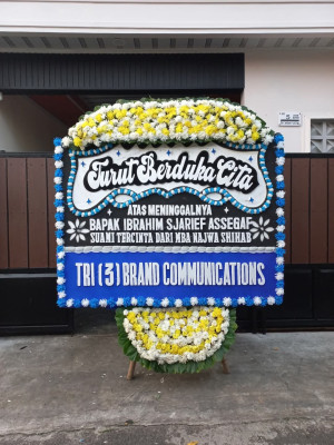 Papan Bunga Duka di Singaparna